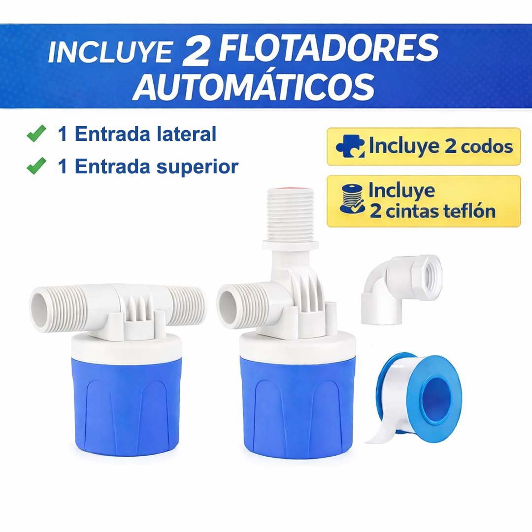 Válvula Control Nivel (2 pzas)