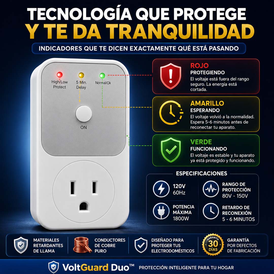 VoltGuard Duo - Sistema de Protección Automática