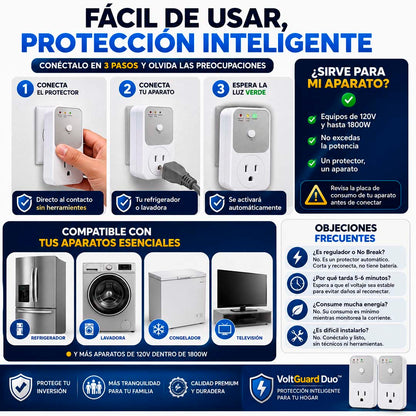 VoltGuard Duo - Sistema de Protección Automática