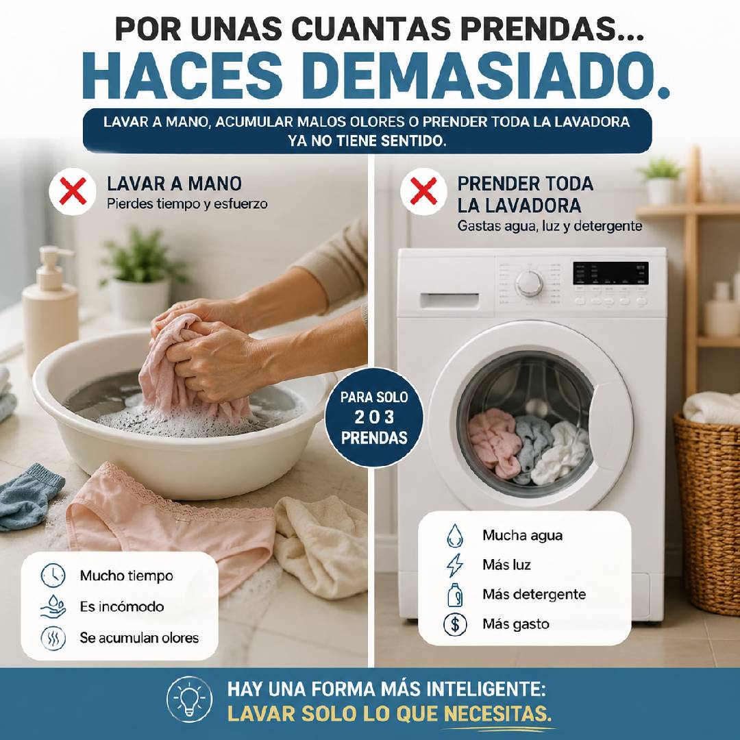 MiniWash Pro - Lavadora Portátil Automática
