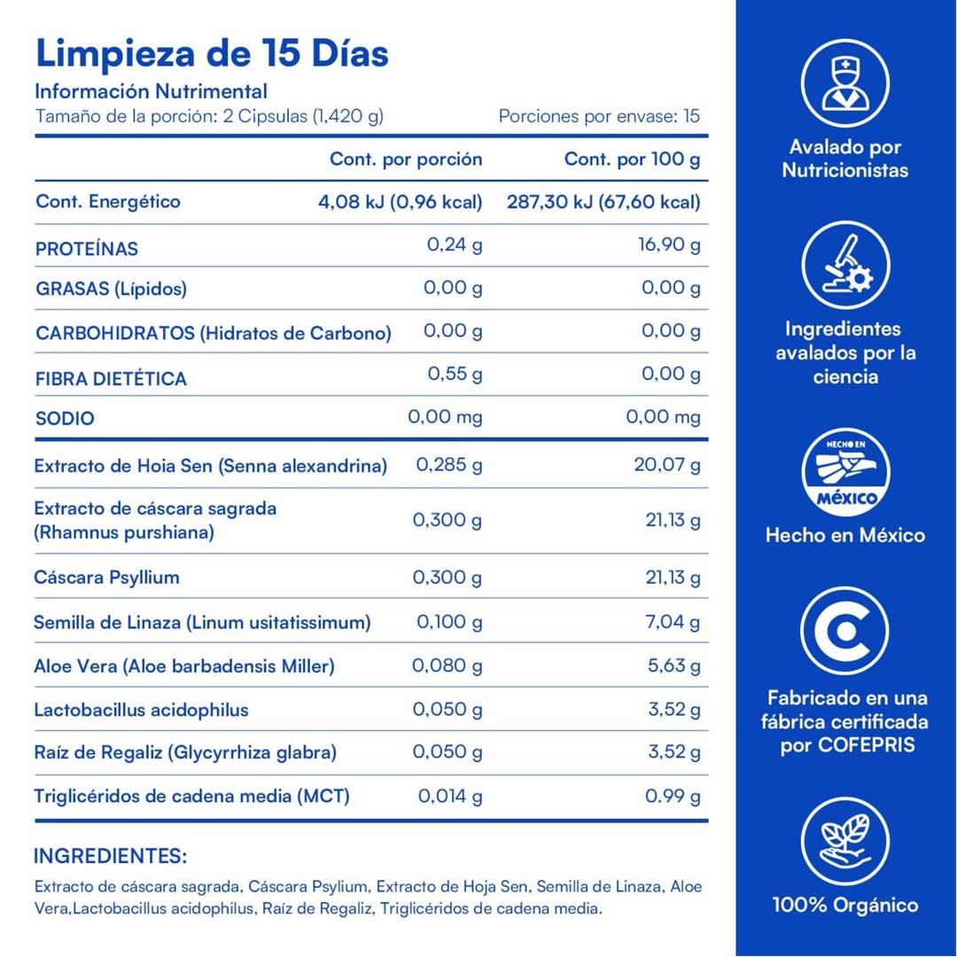 Zesty Limpieza 15 Días